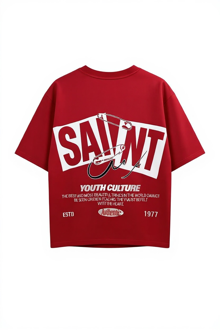 SAINT WORLD TEE - RED