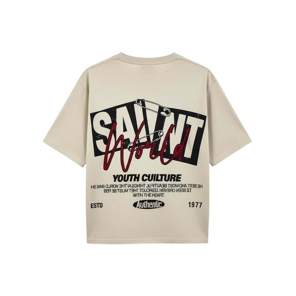 SAINT WORLD TEE - TAN