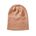 CRYSTALS BEANIE - PEACH