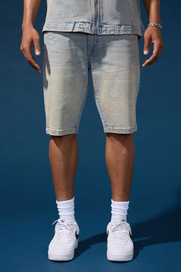 OG - Radiant Denim Shorts - Cream Wash