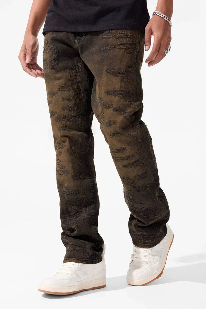 Martin Stacked - Molten Denim  (Copper Black)