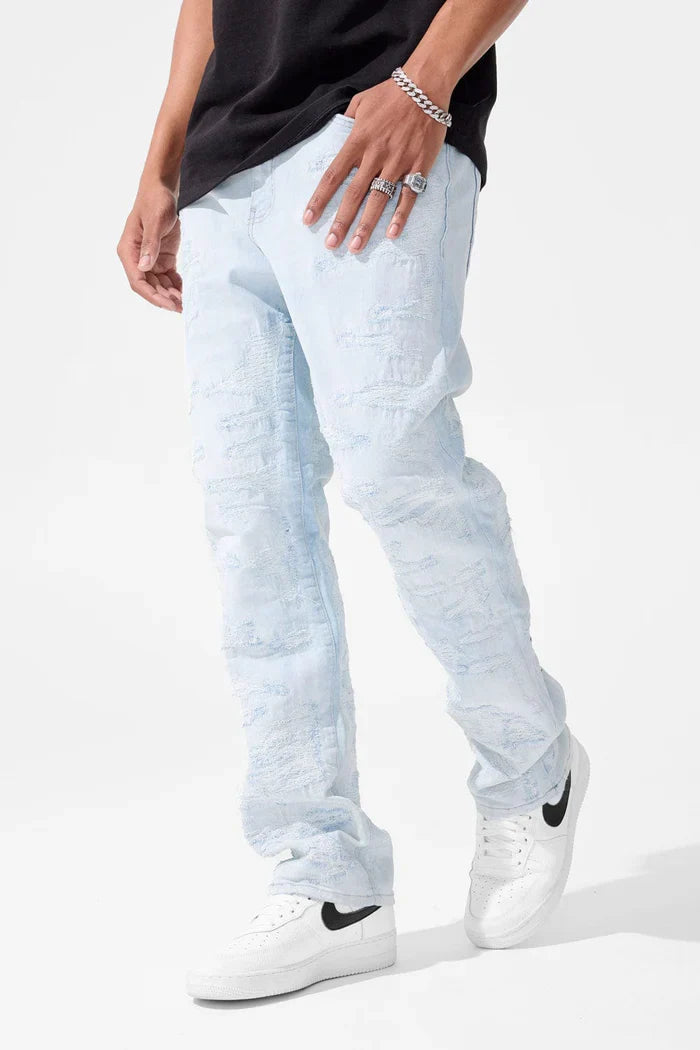Martin Stacked - Molten Denim   (Iced Wash)