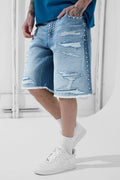 Heavy Metal Denim Shorts - Arctic Wash