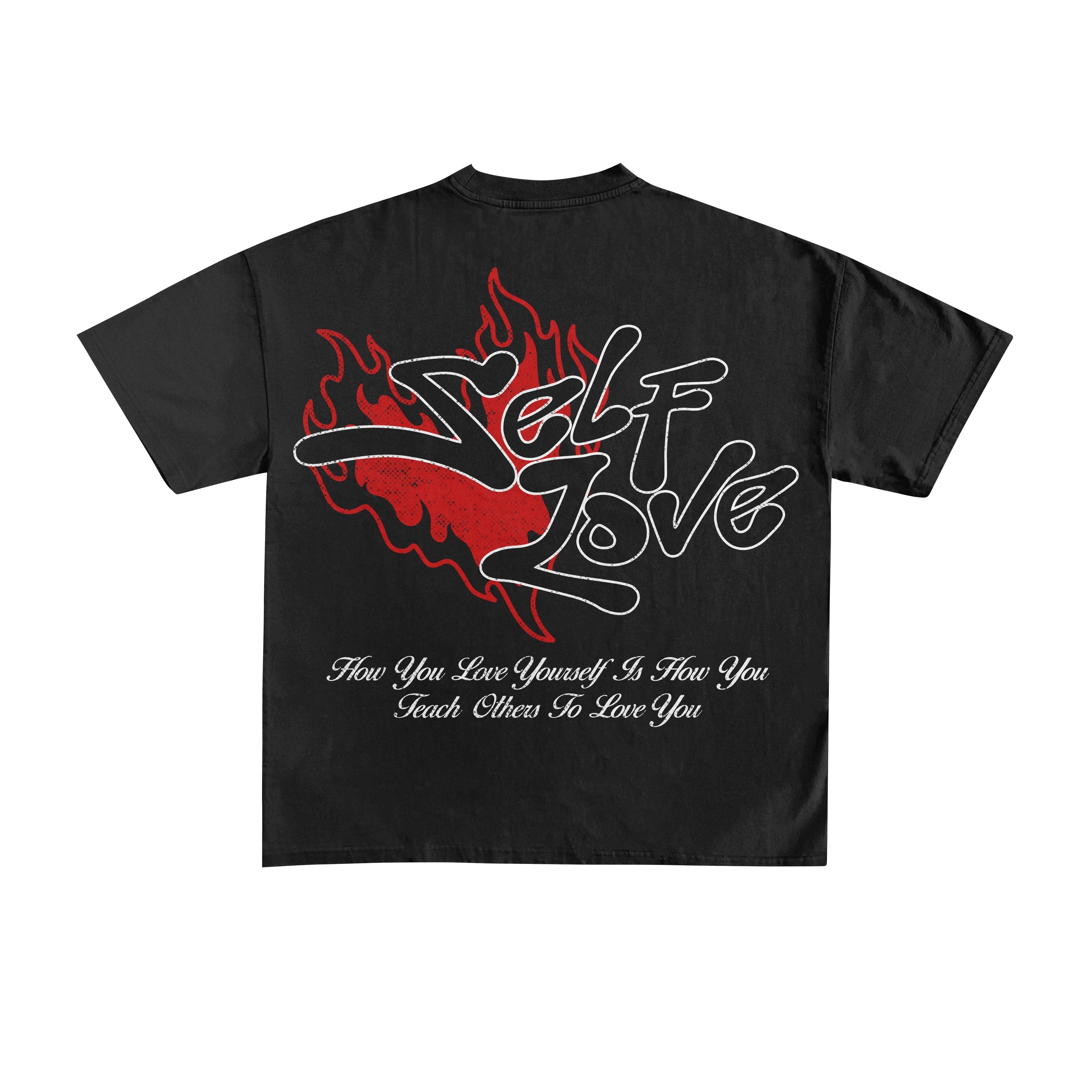 Kids Self Love Tee- Black