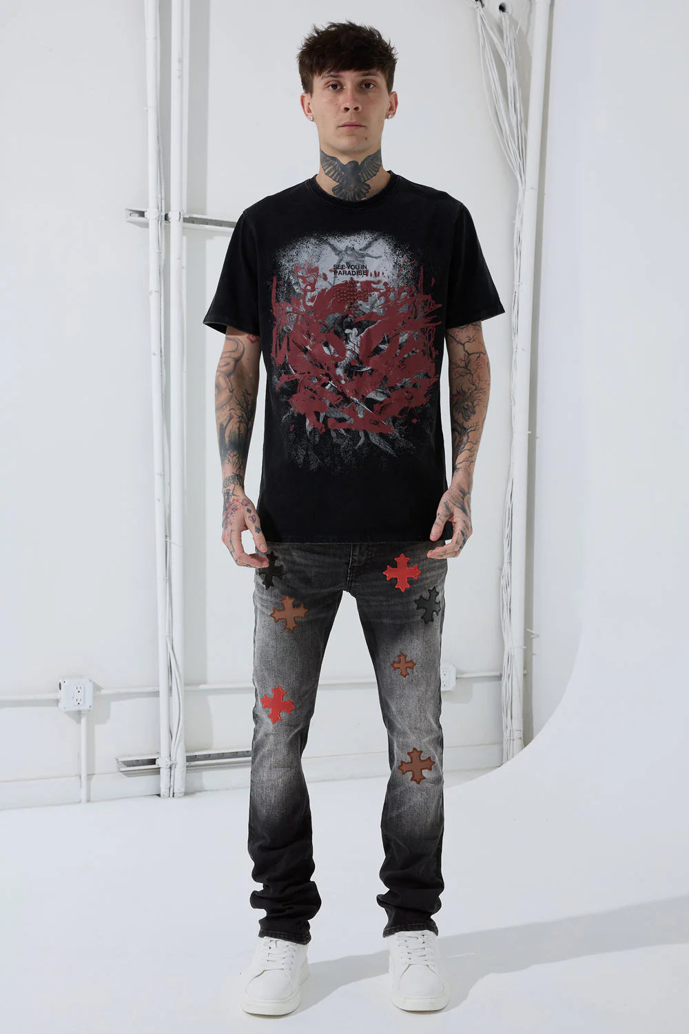 Reckoning Stacked Denim (Black Shadow)