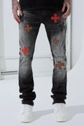 Reckoning Stacked Denim (Black Shadow)