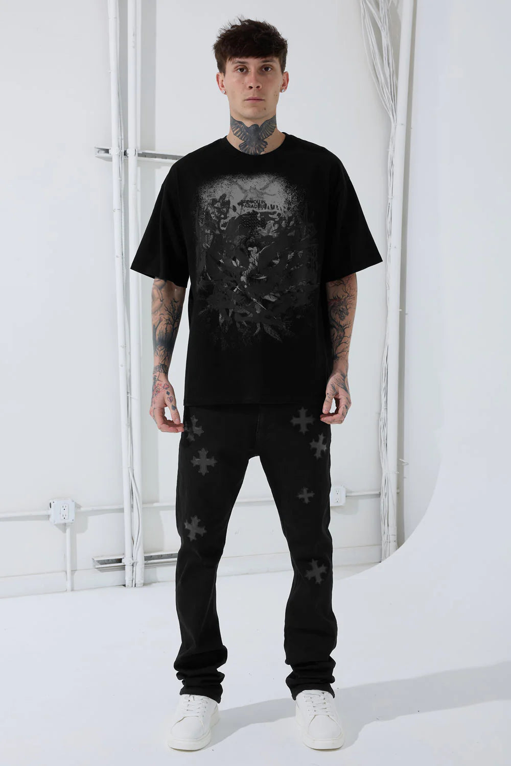 Reckoning Stacked Denim (Jet Black)