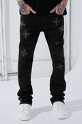 Reckoning Stacked Denim (Jet Black)