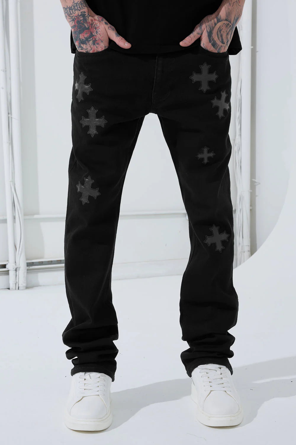 Reckoning Stacked Denim (Jet Black)