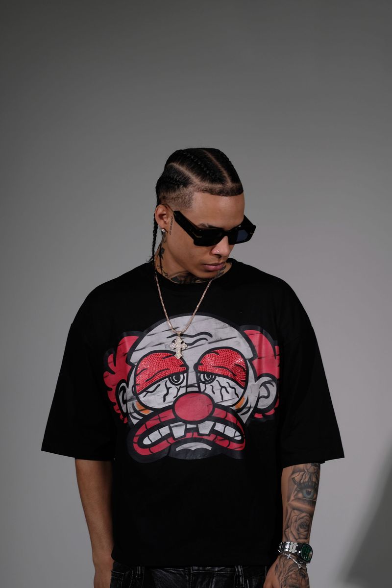 Sad clown tshirt (GN6263-BLK)