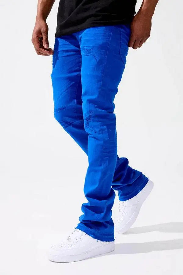 Martin Stacked Denim - Royal Blue