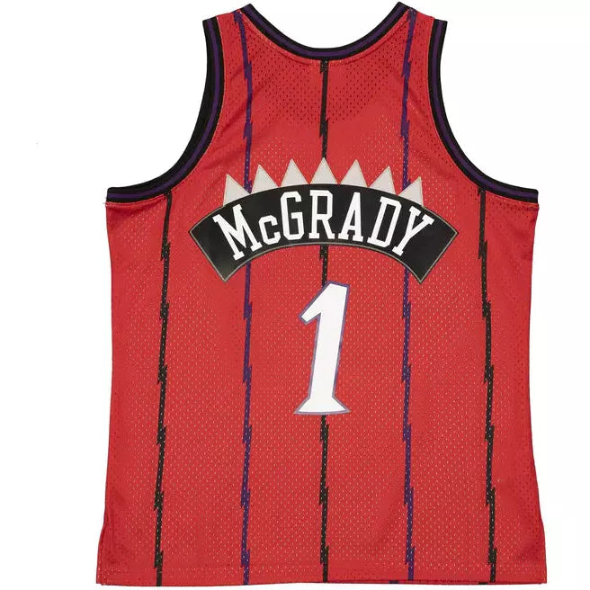 Mitchell & Ness Men's Swingman Toronto Raptors 1998-99 Tracy Mcgrady 1 Jersey - Red