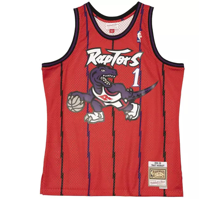 Mitchell & Ness Men's Swingman Toronto Raptors 1998-99 Tracy Mcgrady 1 Jersey - Red