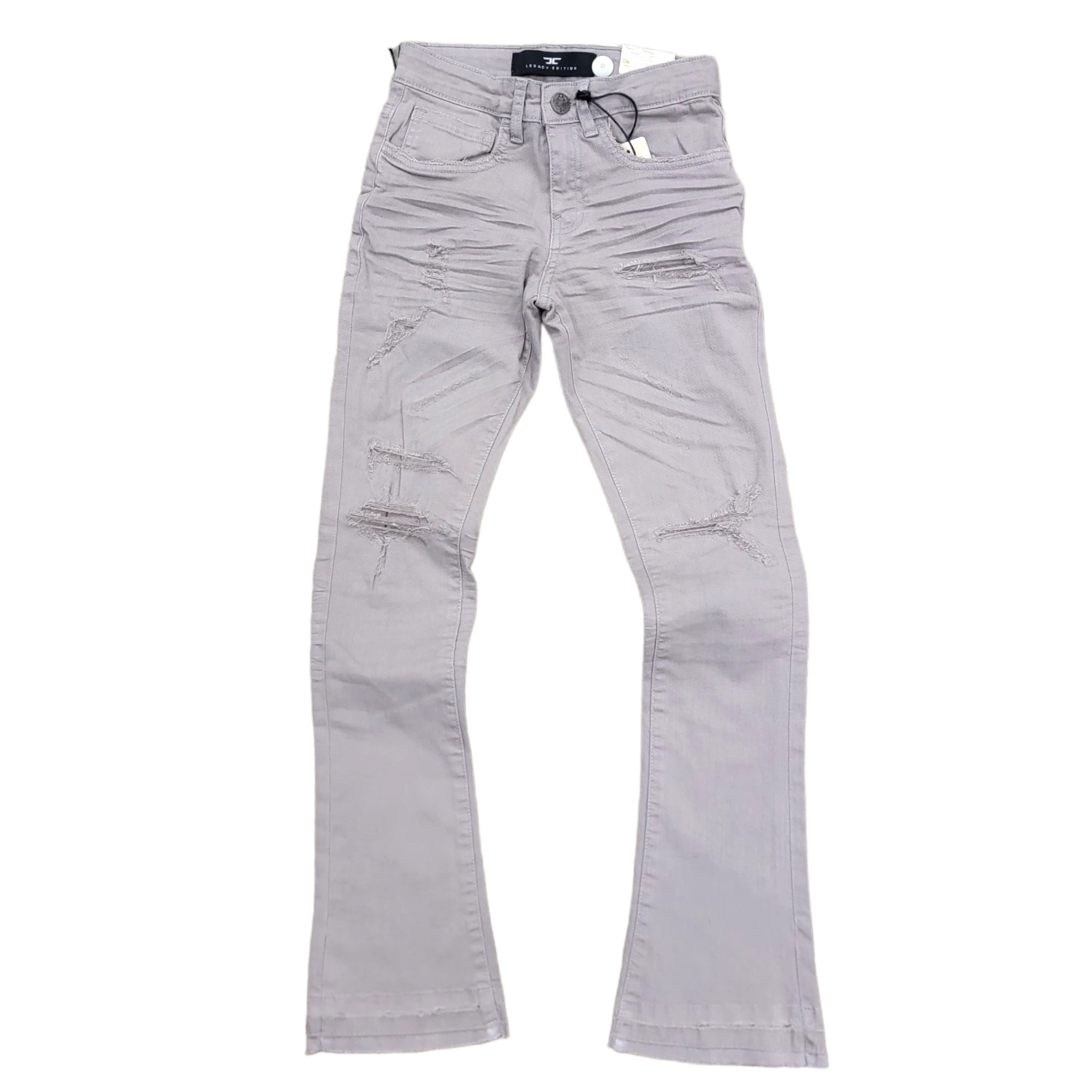 Boys Martin Stacked Denim-Grey