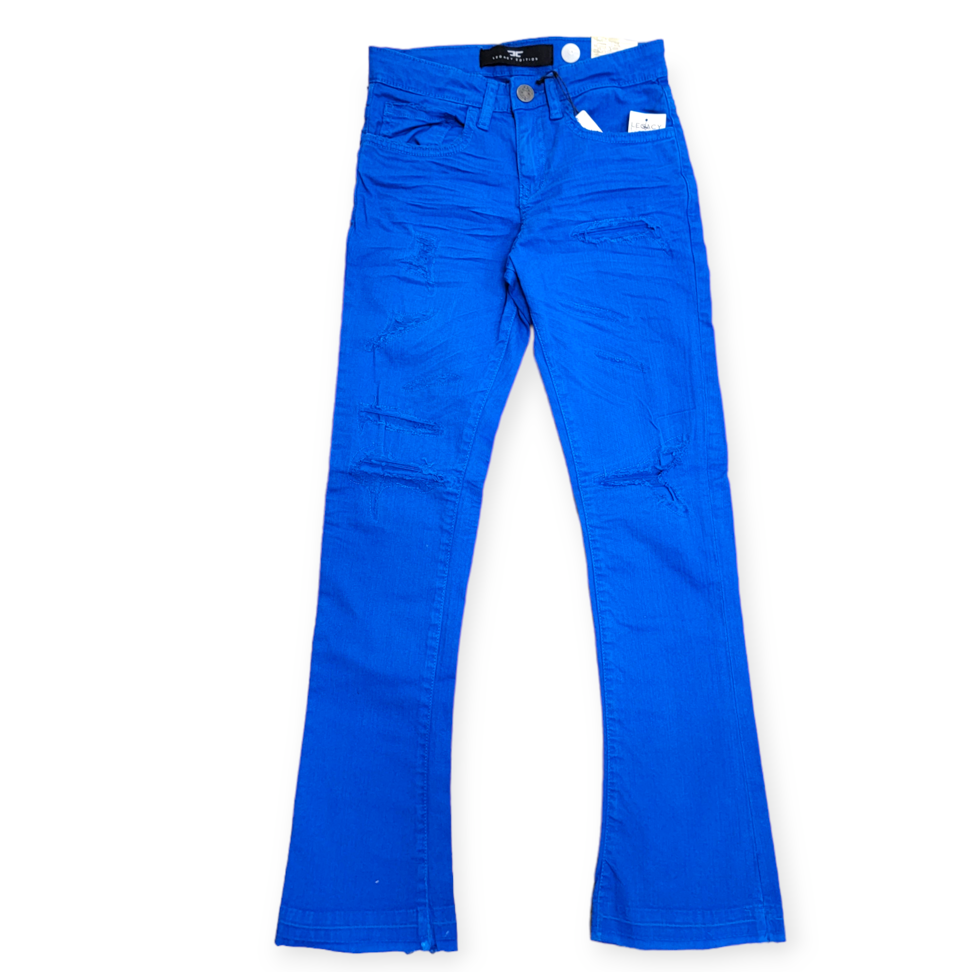 Boys Martin Stacked Denim-Royal