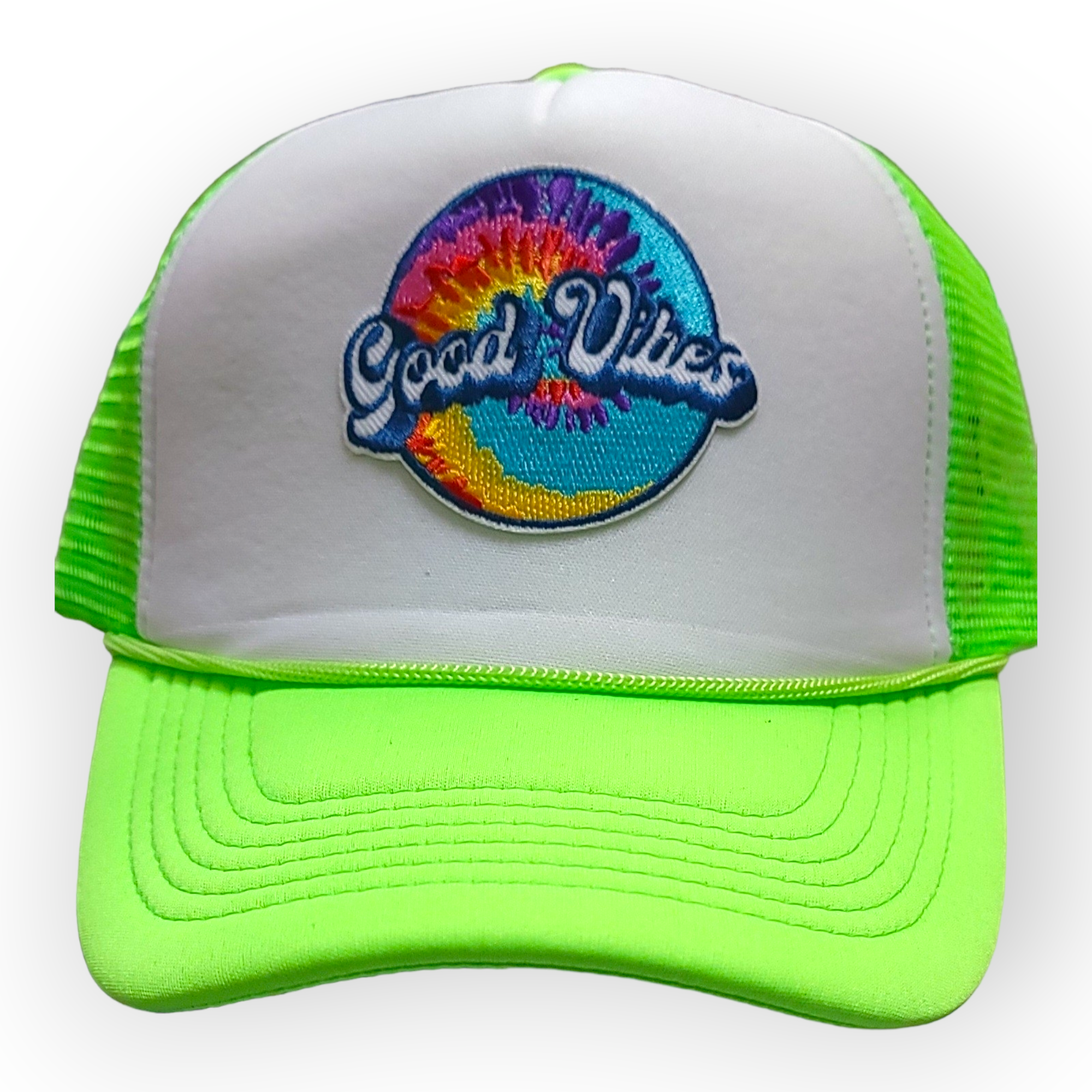 GOOD VIBE HAT-NEON GREEN