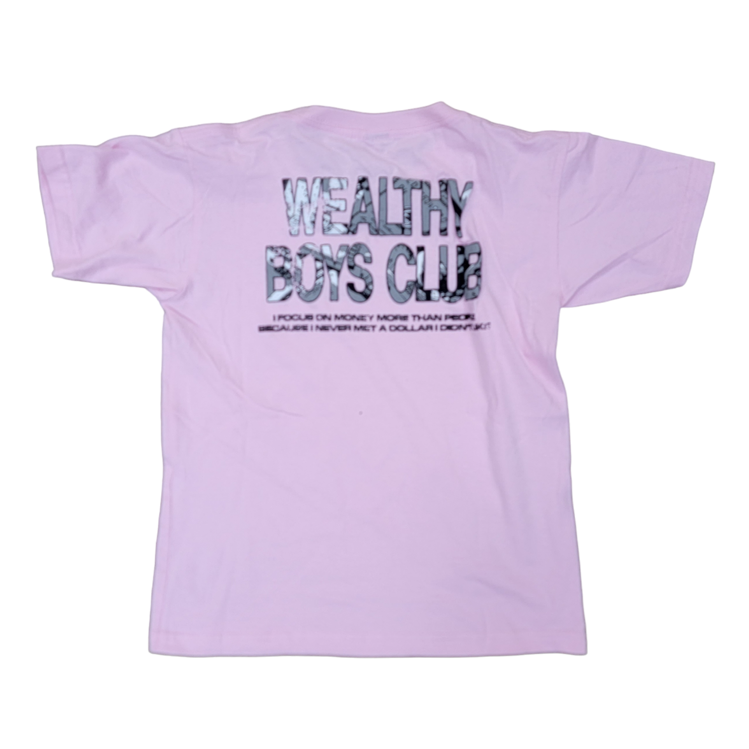 KIDS WEALTHY BOYS TEE-PINK