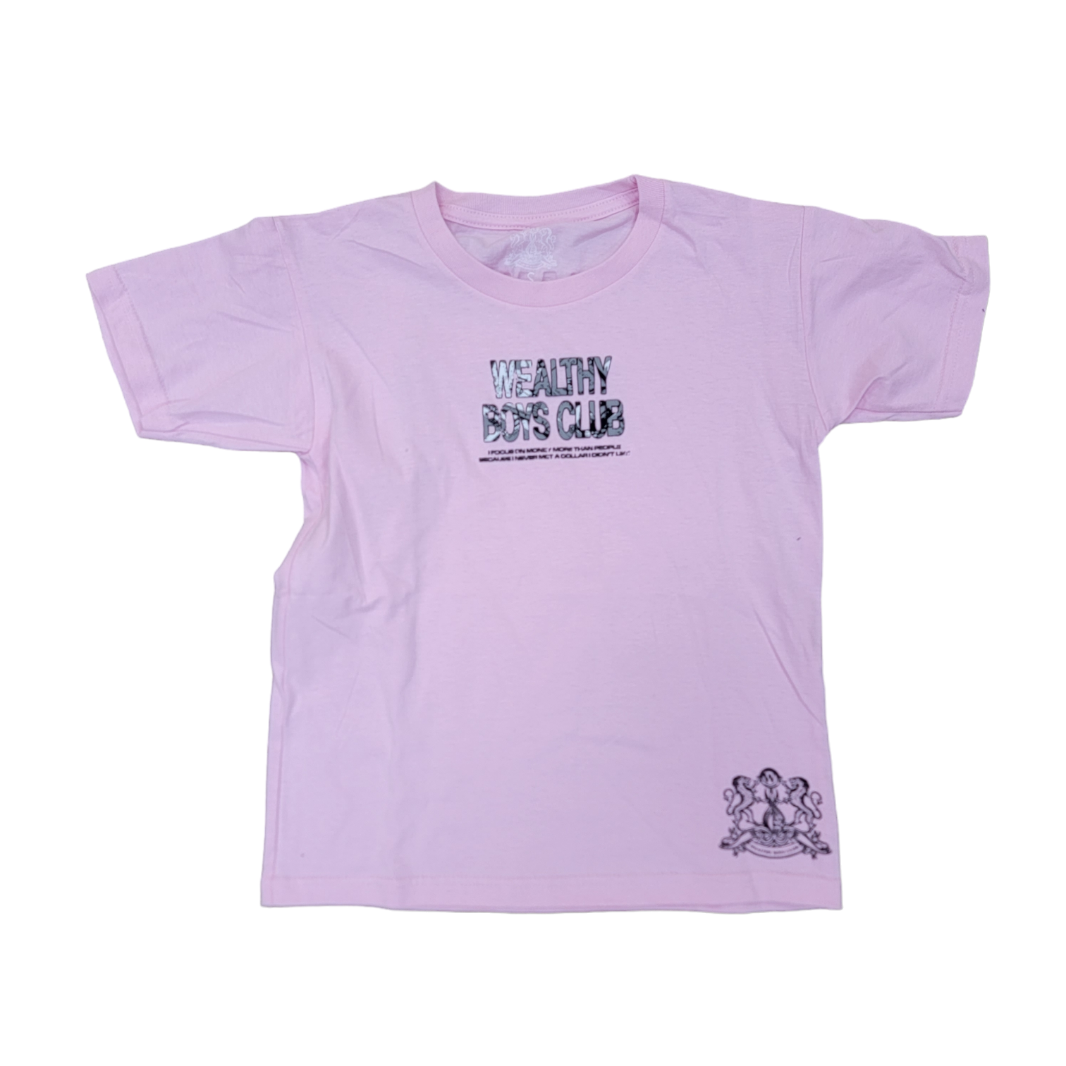 KIDS WEALTHY BOYS TEE-PINK