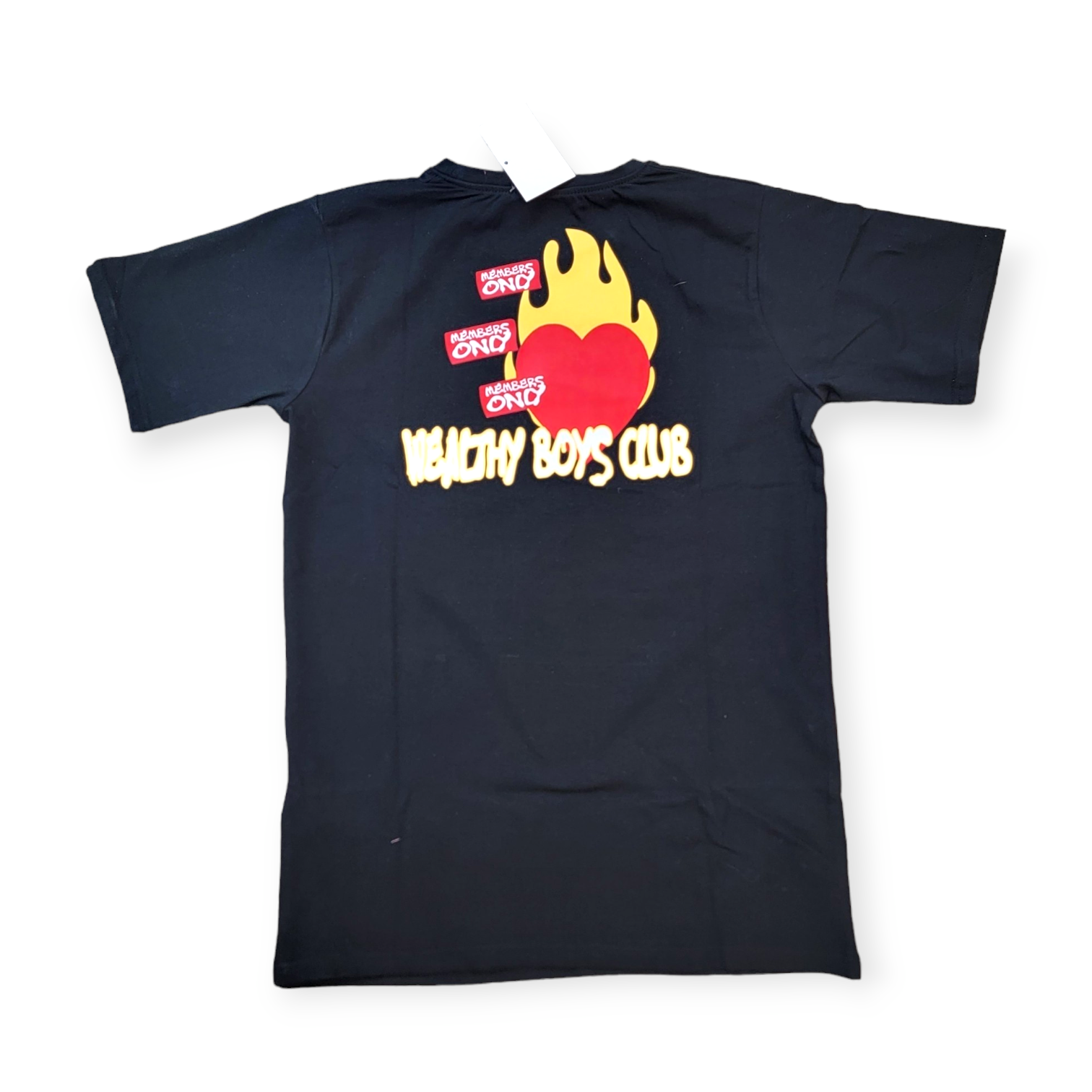 KIDS MEMBERS ONLY TEE-BLACK