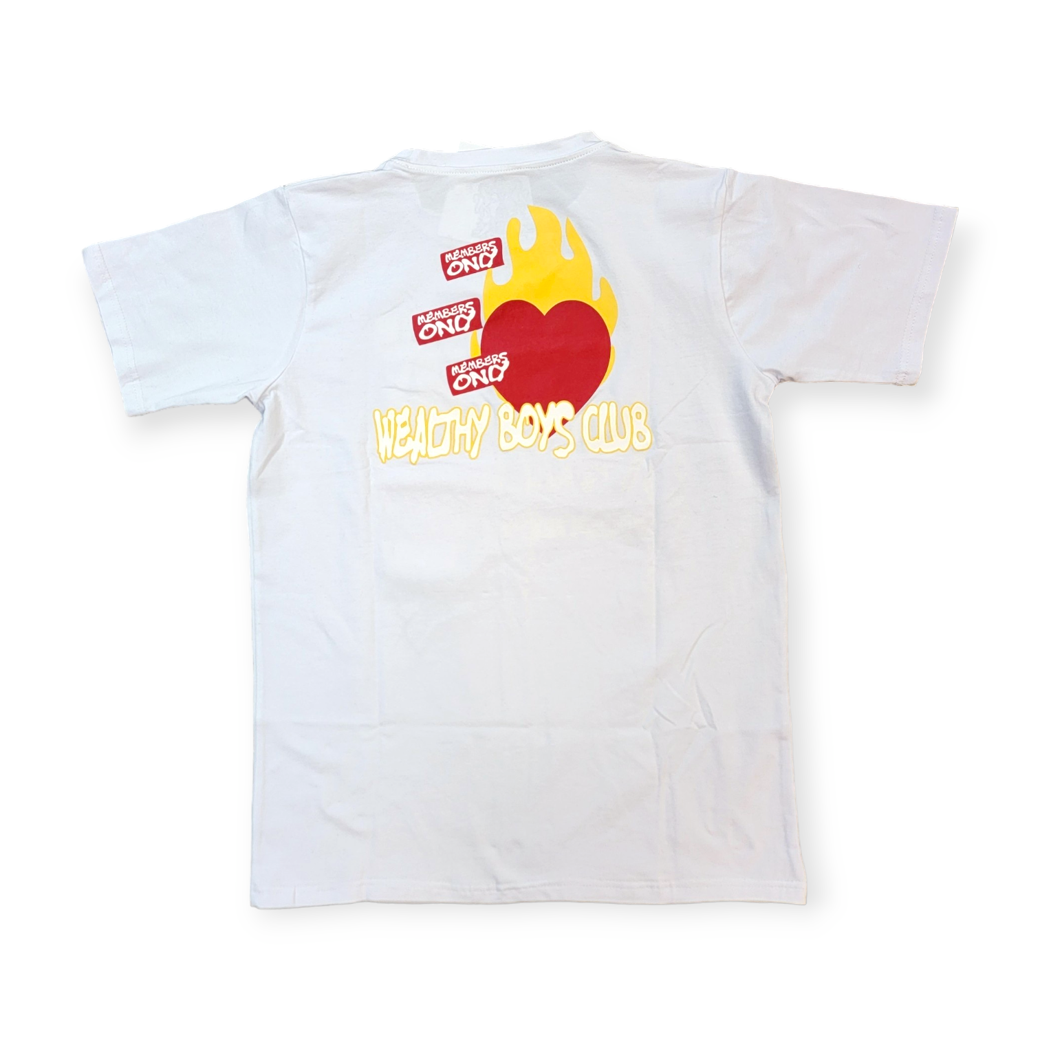 KIDS MEMBERS ONLY TEE-WHITE