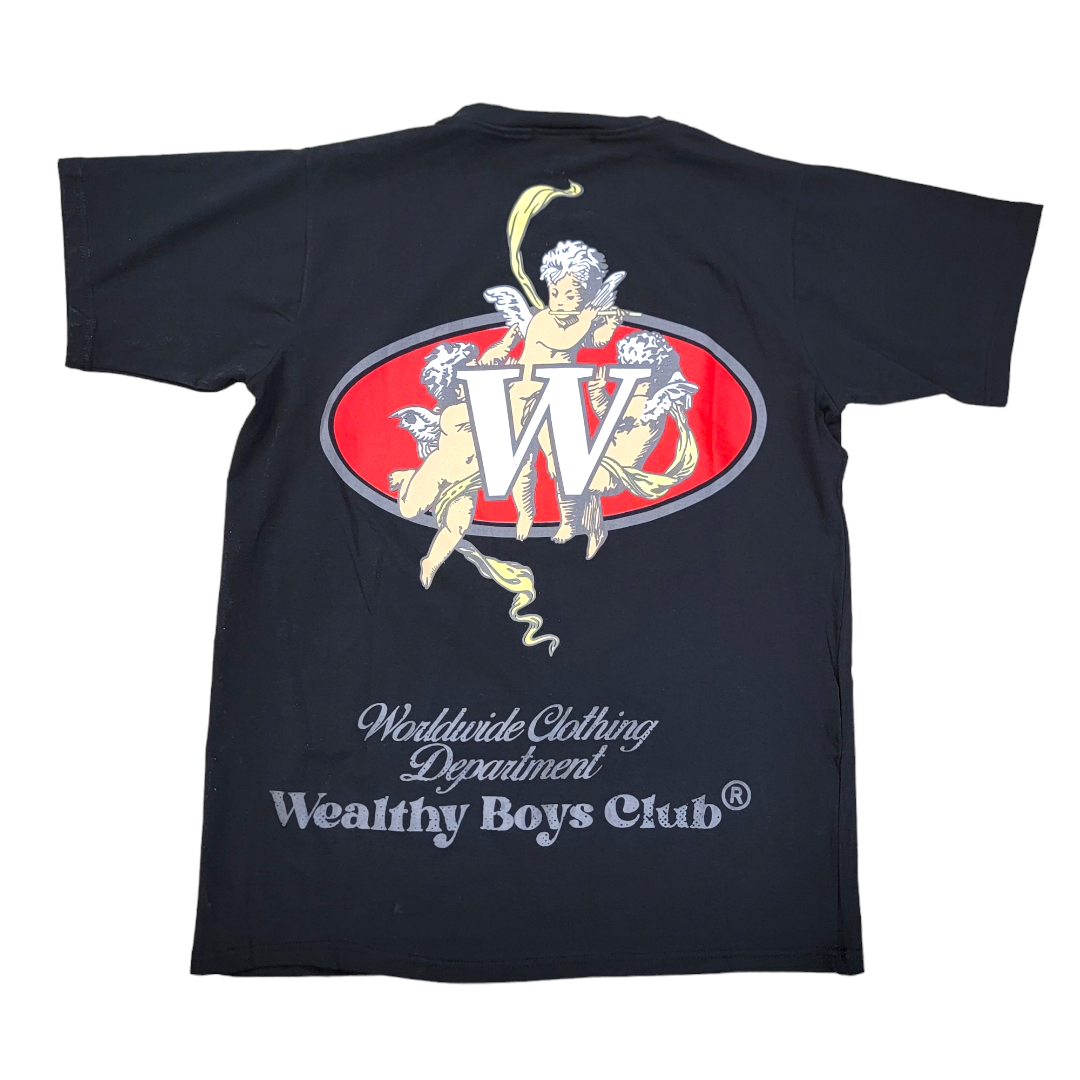 Kids Worldwide Angels Tee- Black