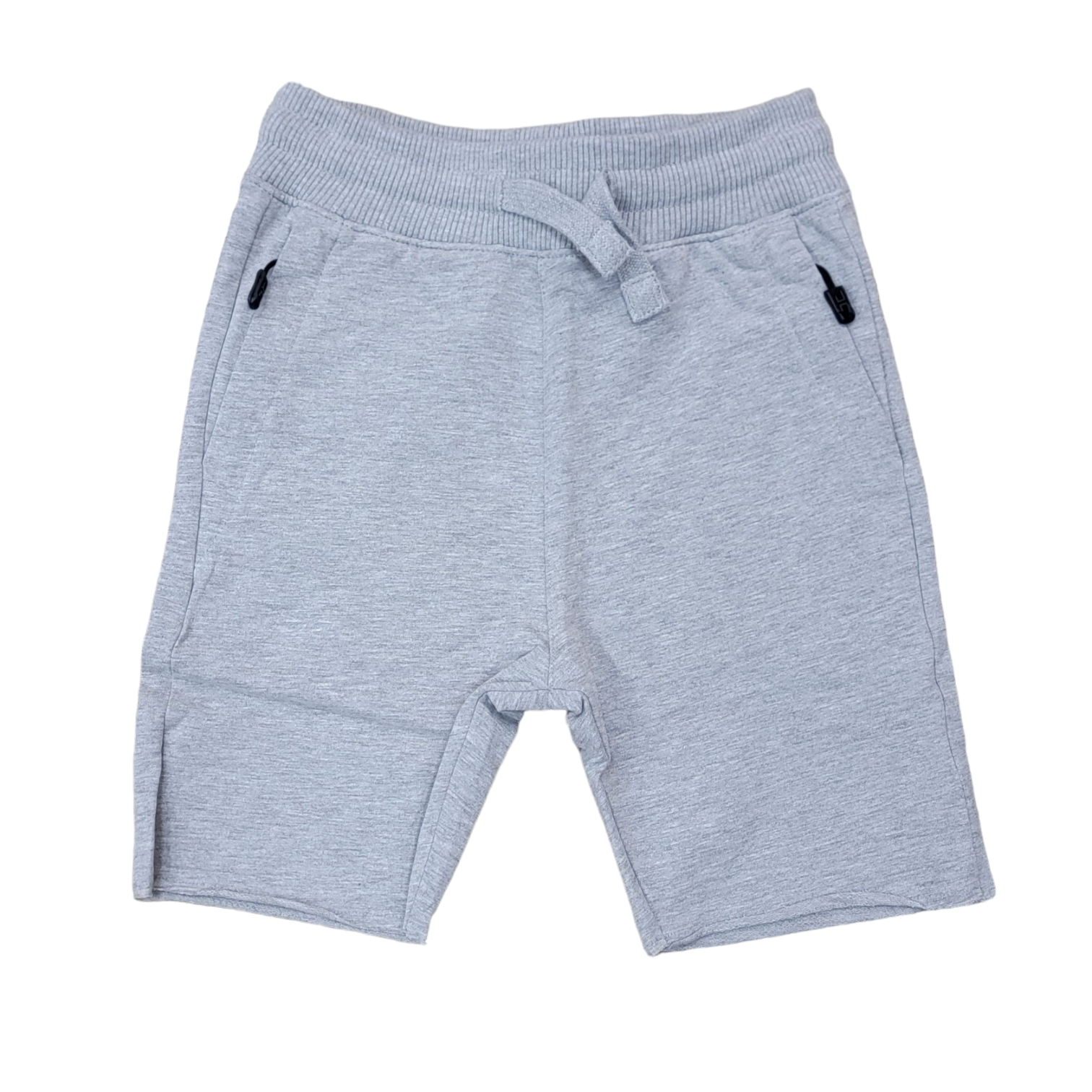 BOYS FLEECE SHORT-HEATHER GREY