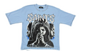 Saints Stone Tee - Baby Blue
