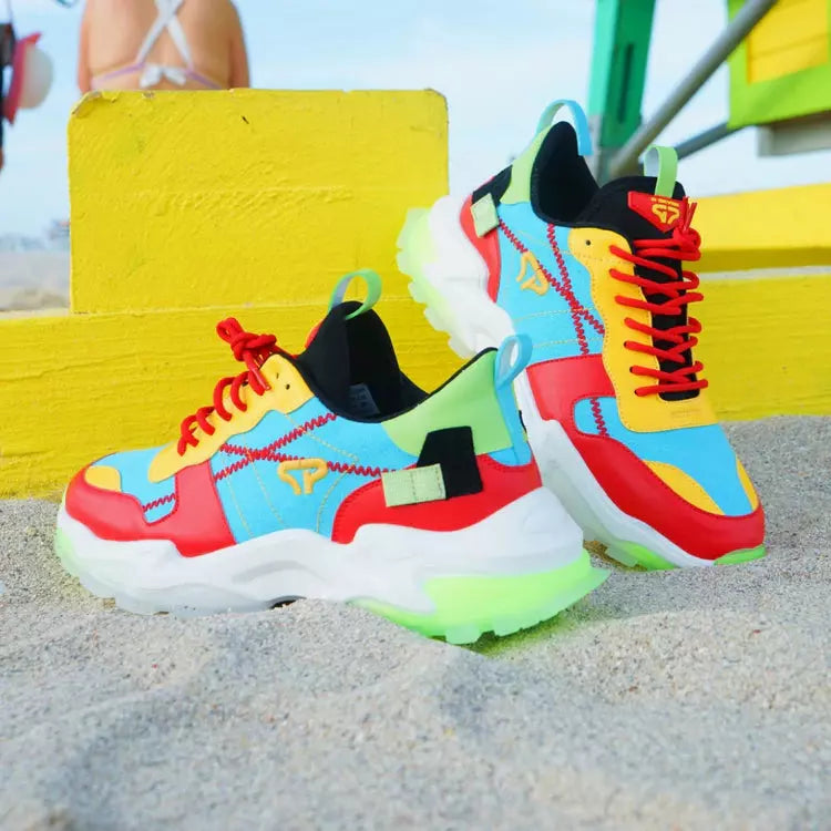 G7 X BLAC LEAF TROPICAL PARADISE SNEAKERS