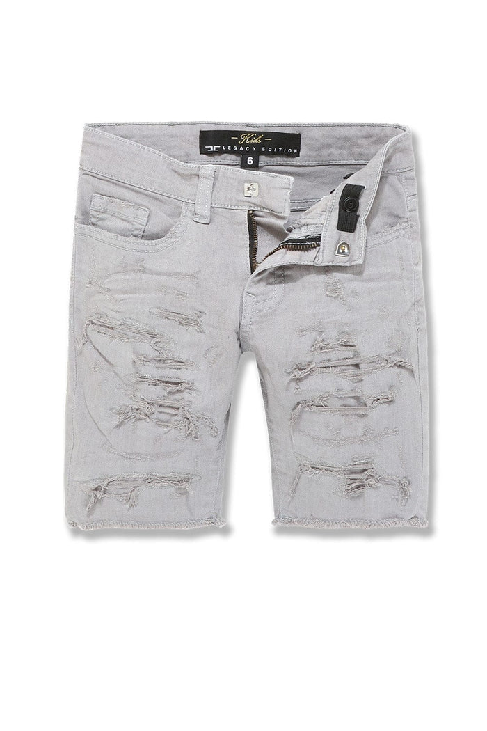Kids Tulsa Twill Shorts-Grey