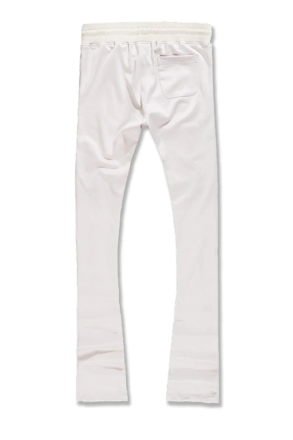 CALABRIA STACKED TRACK PANTS (CREAM)