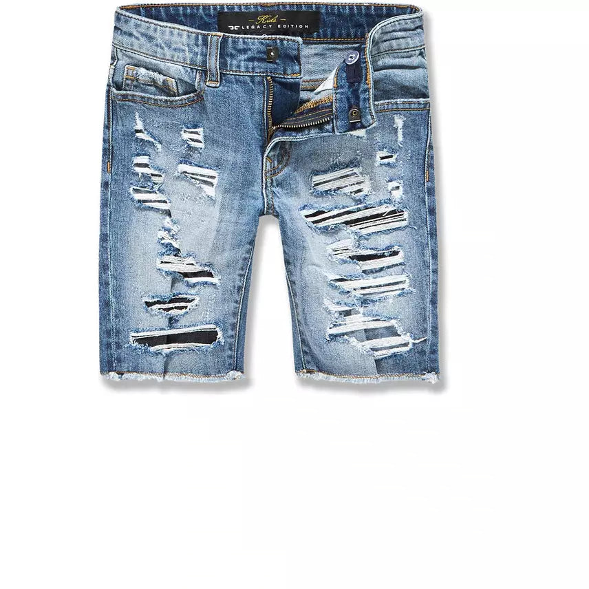 KIDS LAFAYETTE DENIM SHORTS (MEDIUM BLUE)