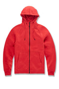 UPTOWN ZIP UP HOODIE-RED