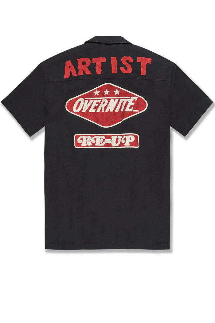 The Re-Up Mechanic Shirt - Black