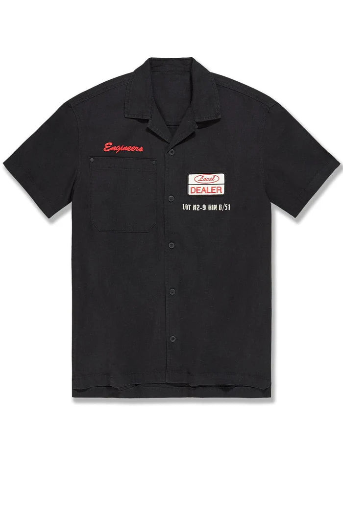 The Re-Up Mechanic Shirt - Black