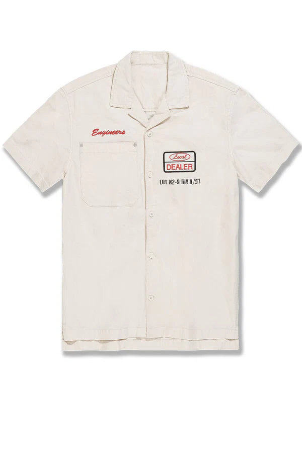 The Re-Up Mechanic Shirt - Bone