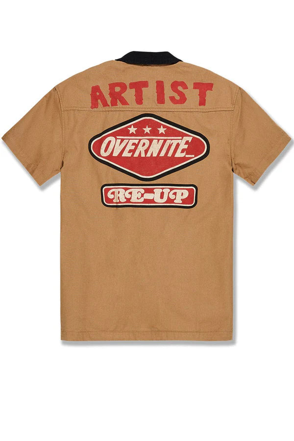The Re-Up Mechanic Shirt - Wheat