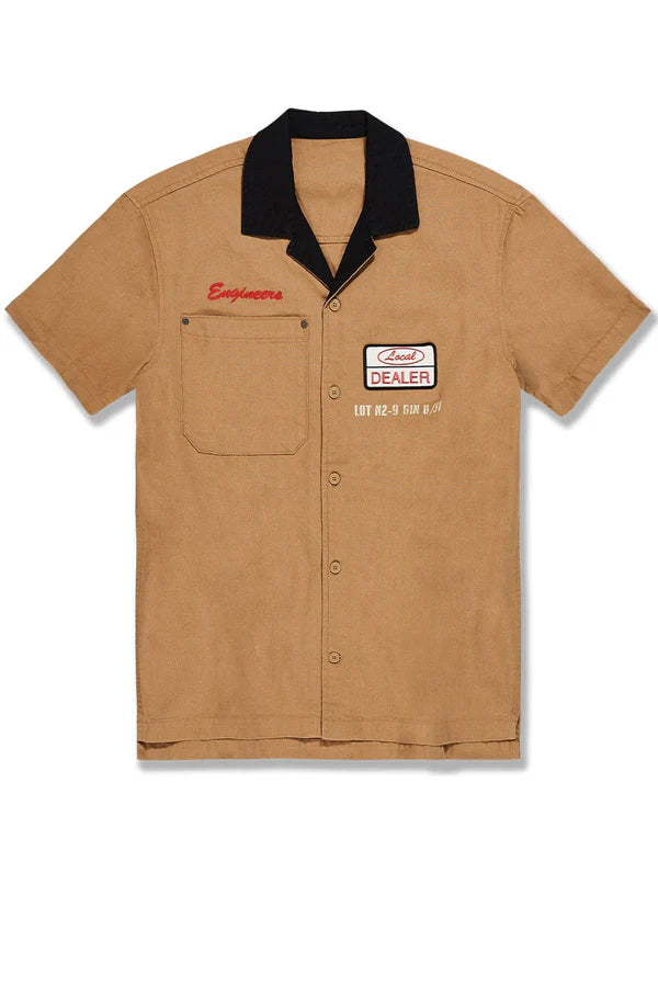 The Re-Up Mechanic Shirt - Wheat