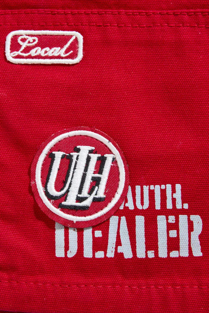 BOYS LOCAL ART DEALER SHORT - RED