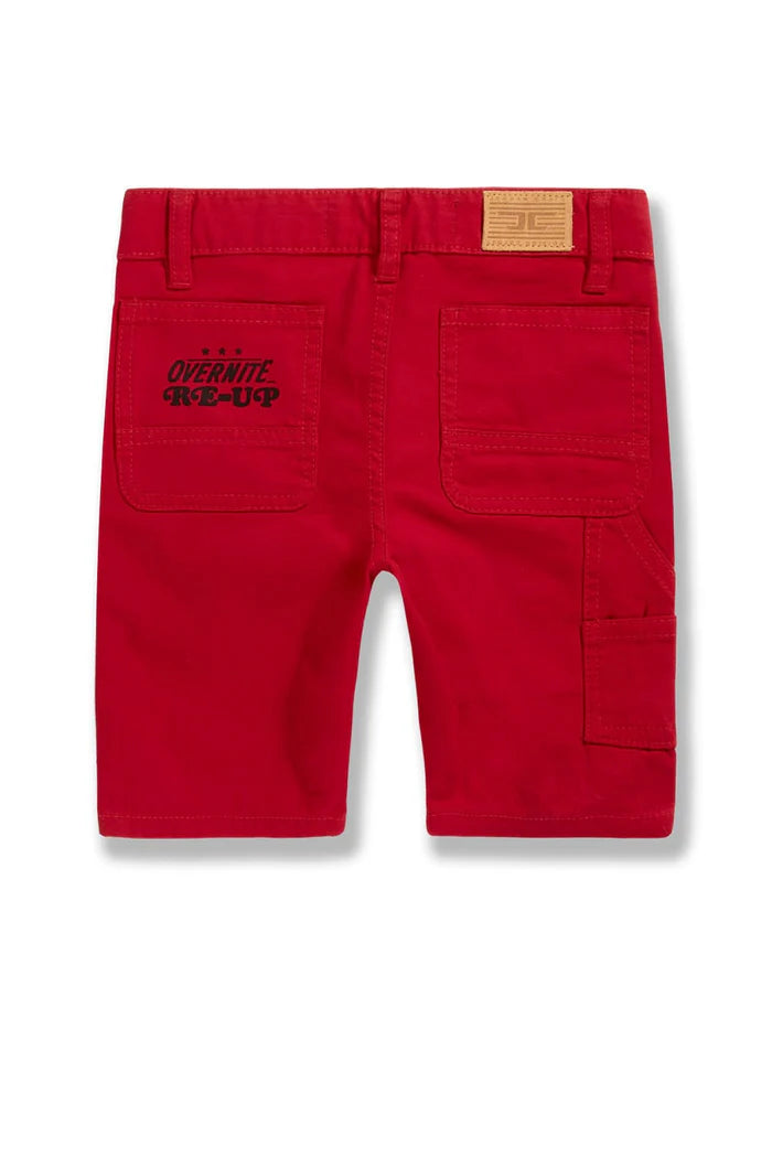 BOYS LOCAL ART DEALER SHORT - RED