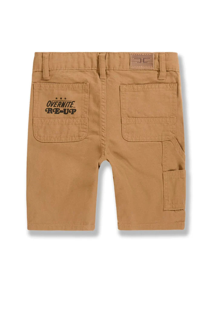 BOYS LOCAL ART DEALER SHORT - TAN