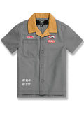 Kids The Re-Up Mechanic Shirt -Charcoal