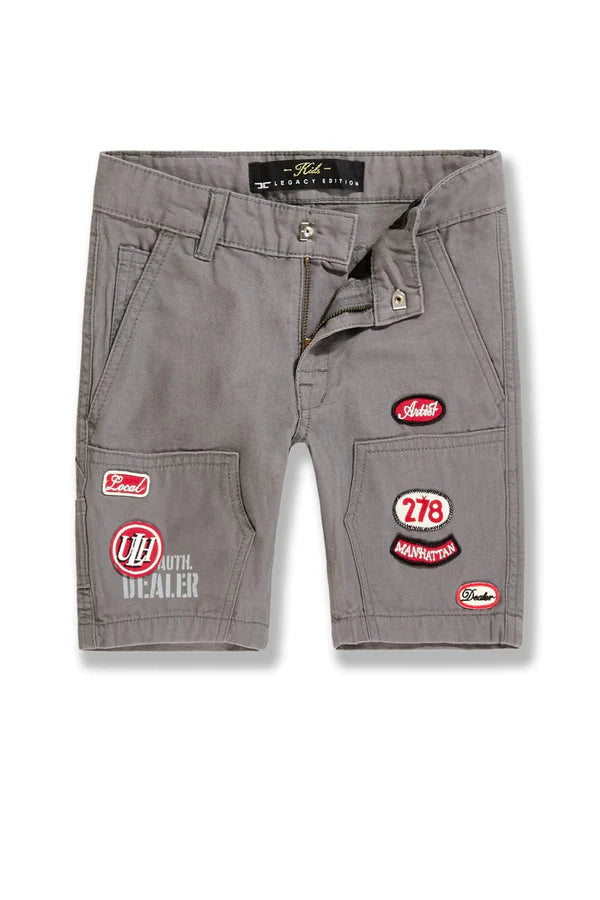 Kids The Re-Up Denim Shorts - Charcoal