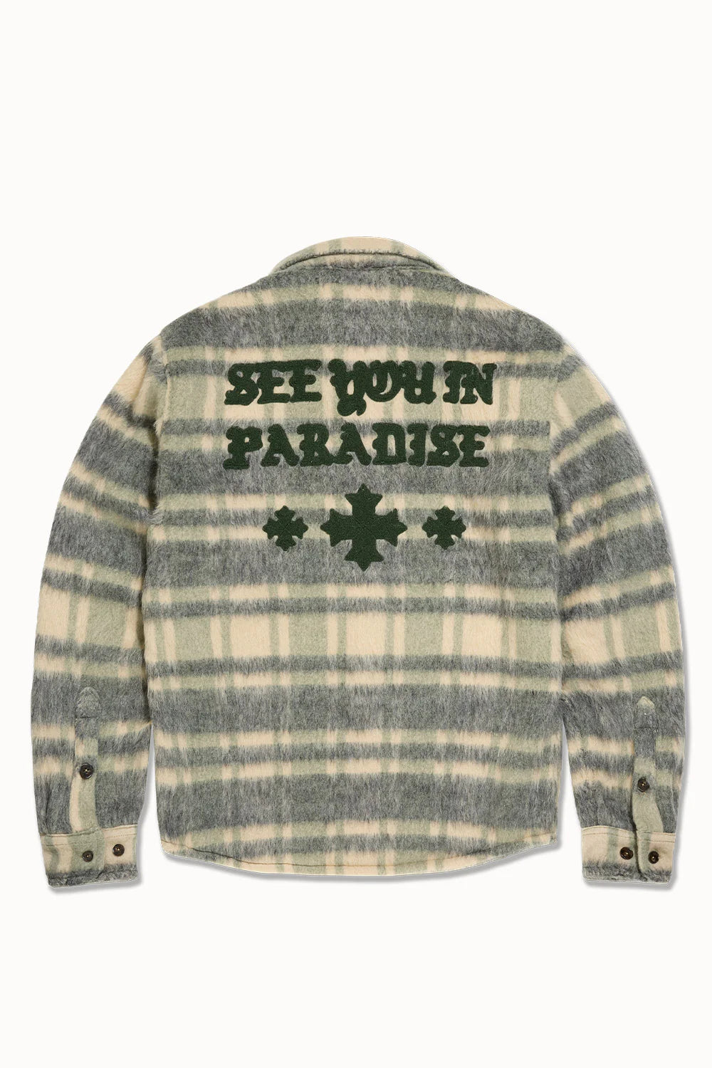 Paradise Flannel Shacket (Olive)