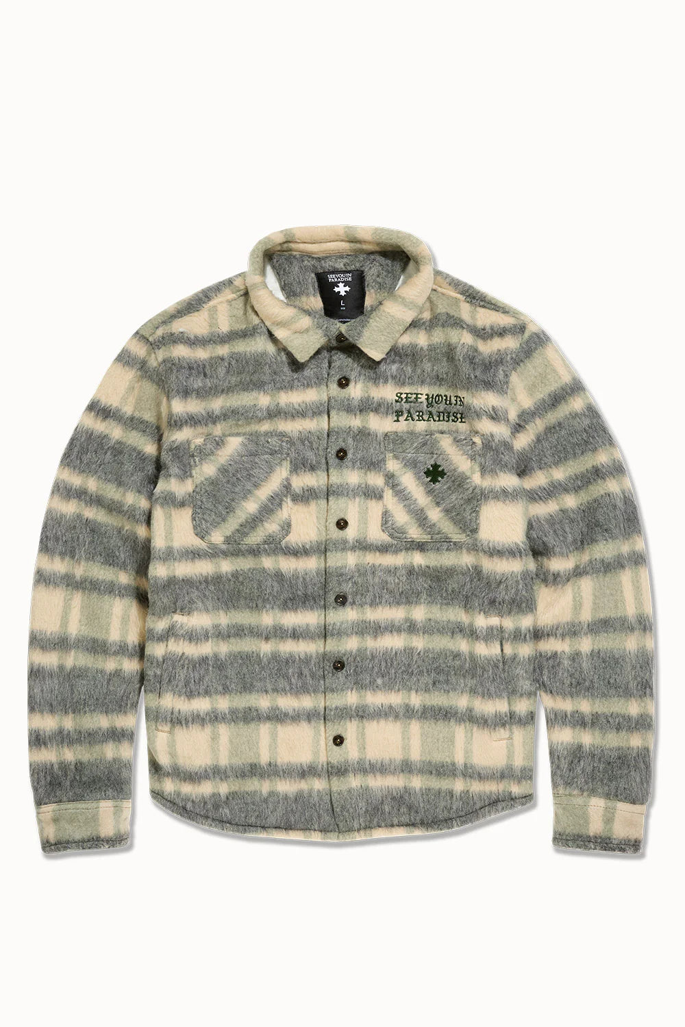 Paradise Flannel Shacket (Olive)