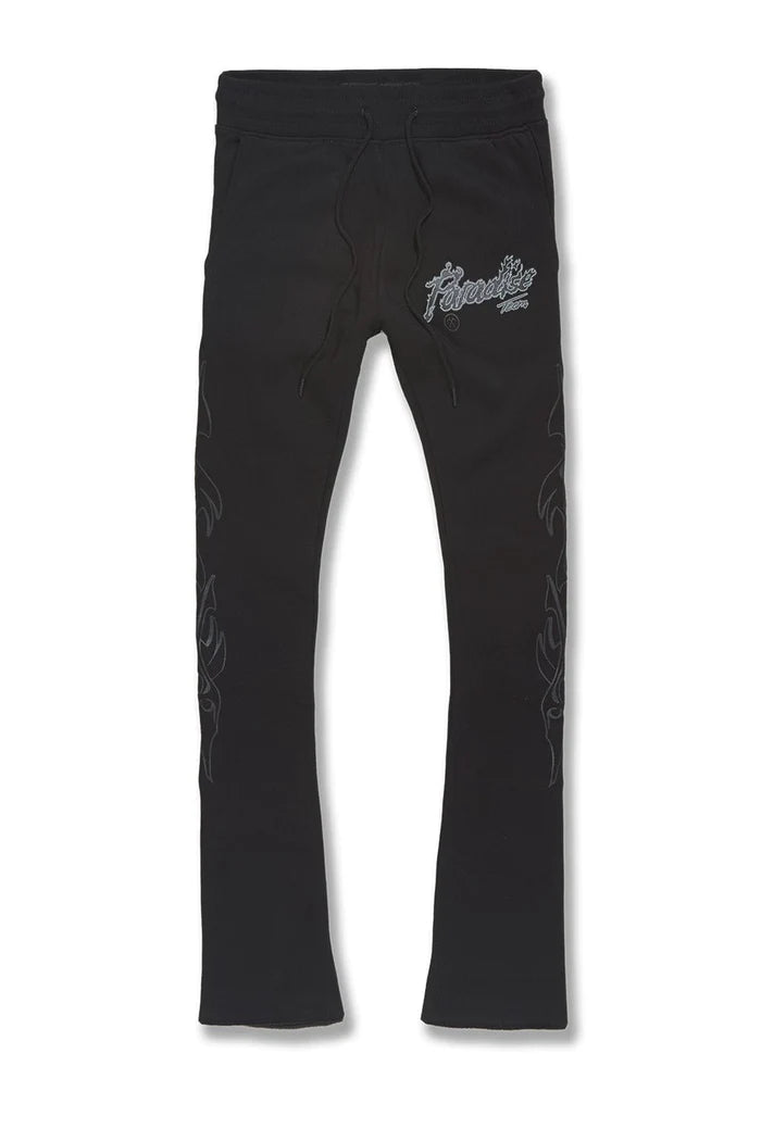 Boys Paradise Tour Stacked Sweatpants-Black