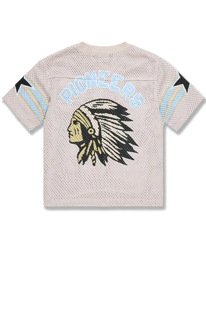 Kids Pioneer Football Jersey (Cream)