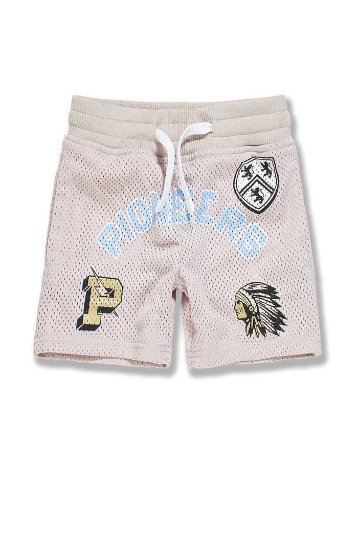 Kids Pioneer Mesh Shorts (Cream)