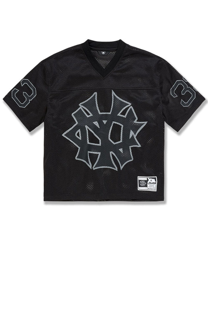 Kids 5 Borough Football Jersey (Black)
