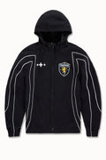 Hooligan Hooded Track Jacket (Black)