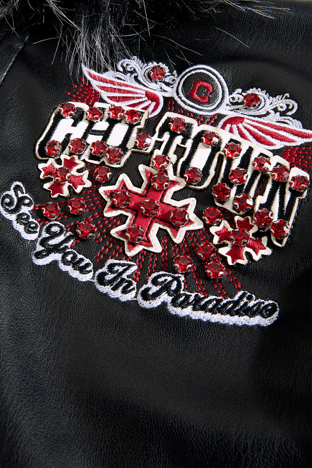 Kids Windy City Hooded Bomber Jacket (Black)